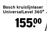 GAMMA Bosch kruislijnlaser UniversalLevel 360° aanbieding