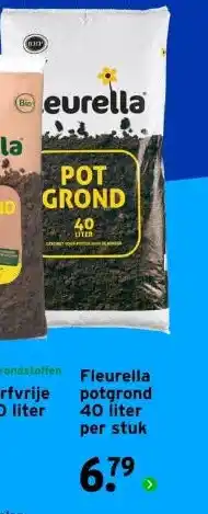 GAMMA Fleurella potgrond 40 liter aanbieding