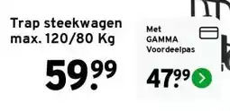 GAMMA Trap steekwagen max. 120/80 Kg aanbieding