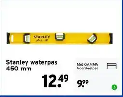 GAMMA Stanley waterpas aanbieding