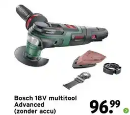 GAMMA Bosch 18V multitool Advanced (zonder accu) aanbieding