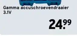 GAMMA Gamma accuschroevendraaier 3.1V aanbieding