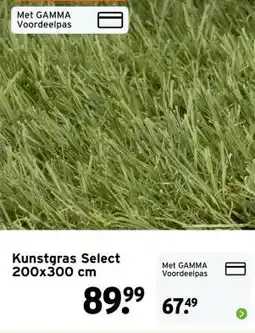 GAMMA Kunstgras Select aanbieding