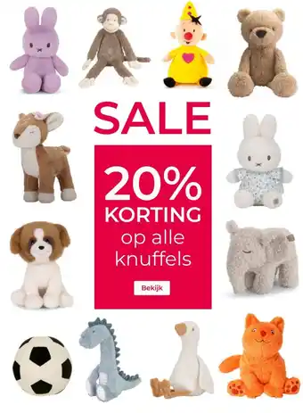 Op alle knuffels