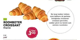 Ekoplaza Roomboter Croissant Ekogroep aanbieding