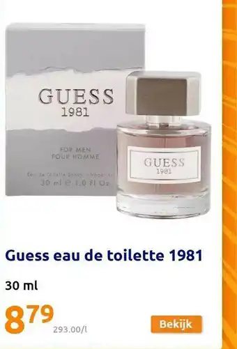 Action Guess Eau De Toilette 1981 aanbieding