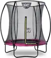 Bol.com EXIT Silhouette Trampoline ø183cm - Op Poten - Rond - Trampoline Buiten - Voor Kinderen - Roze aanbieding