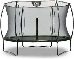 Bol.com EXIT Silhouette Trampoline ø183cm - Op Poten - Rond - Trampoline Buiten - Voor Kinderen - Groen aanbieding