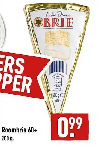 ALDI Roombrie 60+ aanbieding