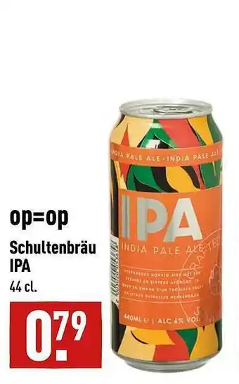 ALDI Schultenbräu IPA aanbieding