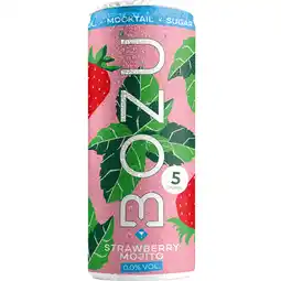 PLUS BOZU Strawberry Mojito 0.0 Mocktail aanbieding