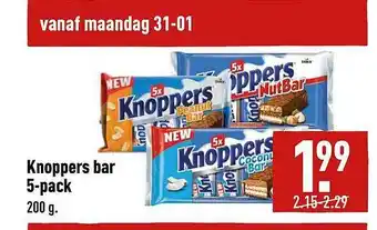 ALDI Knoppers Bar 5-Pack aanbieding