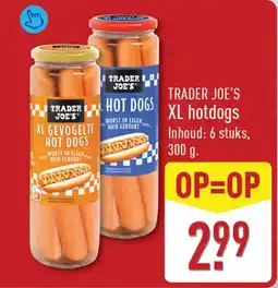 ALDI Trader Joe's XL hotdogs aanbieding