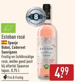 ALDI Esteban rosé aanbieding