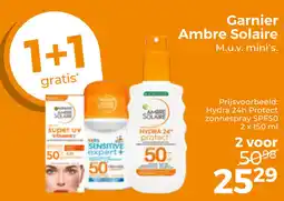 Trekpleister Garnier Ambre Solaire aanbieding