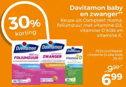 Trekpleister Davitamon baby en zwanger aanbieding