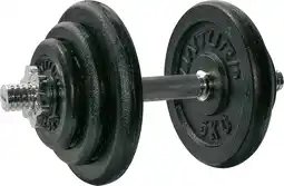 Wehkamp Tunturi dumbbellset gietijzer max. 20 kg aanbieding