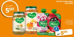 Trekpleister Olvarit knijpzakjes en potjes aanbieding