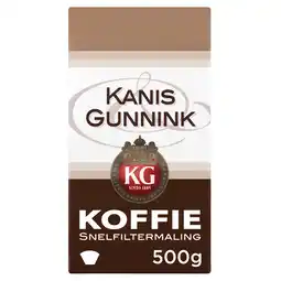 Dirk Kanis & Gunnink Koffie snelfiltermaling aanbieding
