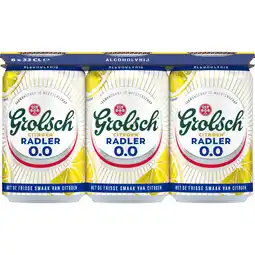 Dirk Grolsch Radler alcoholvrij citroen 6x33 cl aanbieding