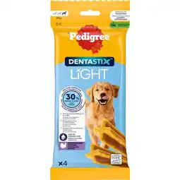 Dirk Pedigree Hondensnacks dentastix light maxi 4st aanbieding