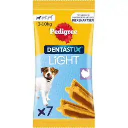 Dirk Pedigree Hondensnacks dentastix light mini 7st aanbieding
