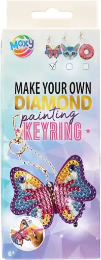 Dirk Diamond painting sleutelhanger 3 assorti aanbieding