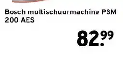 GAMMA Bosch multischuurmachine PSM 200 AES aanbieding