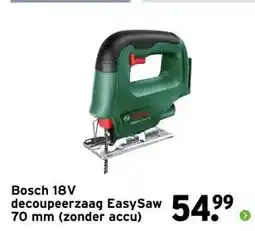 GAMMA Bosch 18V decoupeerzaag EasySaw 70 mm (zonder accu) aanbieding