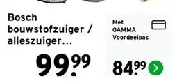 GAMMA Bosch bouwstofzuiger / alleszuiger UniversalVac 15 aanbieding