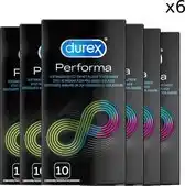 Bol.com Durex Condooms - Performa met vertragend effect 10st x6 - Voordeelverpakking aanbieding