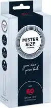 Bol.com MISTER SIZE 60 Ultra Dunne XL condooms 10 pack (verkrijgbaar in 7 maten) aanbieding