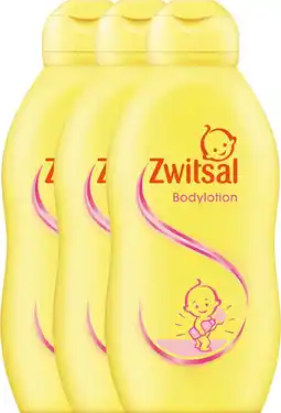 Bol.com Zwitsal Baby Bodylotion - 3 x 200 ml - Voordeelverpakking aanbieding