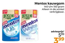 Trekpleister Mentos kauwgom aanbieding
