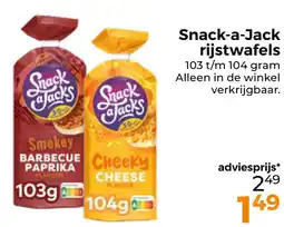 Trekpleister Snack-a-Jack rijstwafels aanbieding