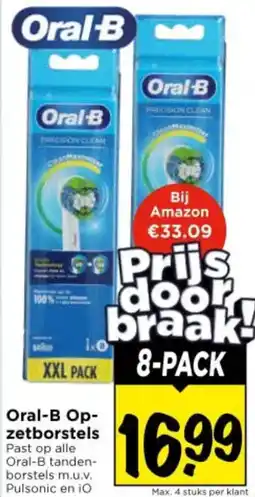Vomar Voordeelmarkt Oral-B Op- zetborstels aanbieding