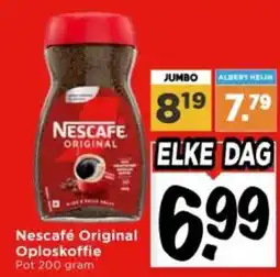 Vomar Voordeelmarkt Nescafé Original Oploskoffie aanbieding