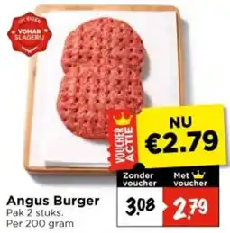 Vomar Voordeelmarkt Angus Burger aanbieding