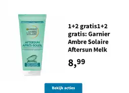 Plein.nl 1+2 gratis1+2 gratis: Garnier Ambre Solaire Aftersun Melk aanbieding