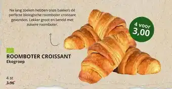 Natuurwinkel Roomboter Croissant Ekogroep aanbieding