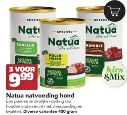 Discus Natua natvoeding hond aanbieding