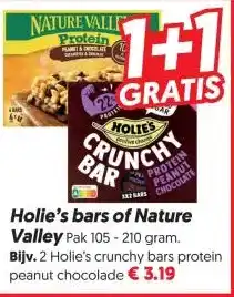 Dekamarkt Holie's bars of nature valley aanbieding
