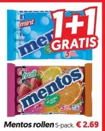 Dekamarkt Mentos rollen aanbieding