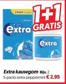Dekamarkt Extra kauwgom aanbieding