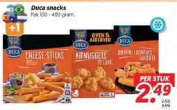 Dekamarkt Duca snacks aanbieding