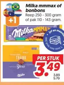 Dekamarkt Milka mmmax of bonbons aanbieding