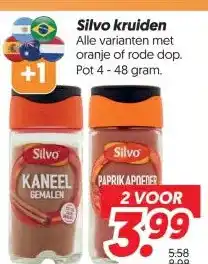 Dekamarkt Silvo kruiden aanbieding