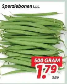 Dekamarkt Sperziebonen aanbieding