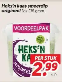Dekamarkt Heks'n kaas smeerdip origineel aanbieding