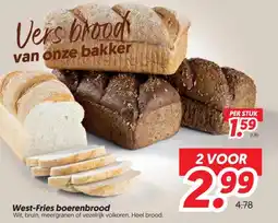 Dekamarkt West fries boerenbrood aanbieding